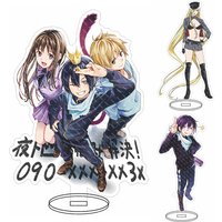 16CM Anime Noragami Cosplay Stray God Yato Yukine Iki Hiyori Acrylic Stand Figure Model Plate Gifts