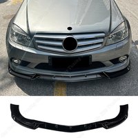 Dla Mercedes-Benz C Class W204 S204 C200 C220 C250 AMG Line 2007-2011 Przedni zderzak Warga Dyfuzor Splitter Spoiler Body Kit Tuning