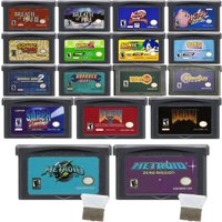 Classic GBA Game Cartridge Kirby Wars Golden Sun Street Fighter Doom Metroid for Advance GBA SP Retro Video Game Collection Gift