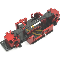Metal Upgrade Modified Gearbox Chassis Parts Wheelbase 98mm 102mm For WLtoys 1/28 284131 k979 k989 k999 RC Car Parts