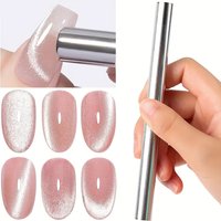 Double Ended Magnetic Nail Polish Stick Magnetic Stick Style Cat Eye Gel Nail Polish Tool Suitable for Nail Salon or Home Use