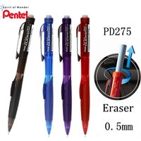 1 Pcs Pentel Mechanical Pencil PD275 Side Press Active Pencils with Rotating Rubber School Supplies 0.5mm Cute School Supplies