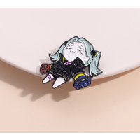 Role-Playing Enamel Pin Creative Cartoon Girl Game Character Metal Brooch Lapel Backpack Badge Inspiration Jewelry Wholesale