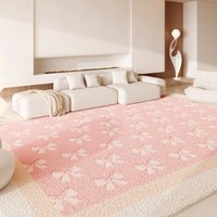 Girly Style Carpets for Living Room Pink Bedroom Decor Carpet Cartoon Cute Fluffy Soft Lounge Rug Home Thicken Plush Floor Mat