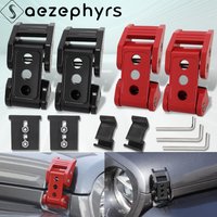 Aluminum Engine Hood Latch Catch Lock Fastener Kit Offroad Accessories For Jeep Wrangler JK JKU JL JLU Gladiator JT 2007-2023