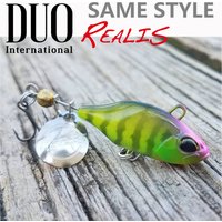 LURETV DUO SAME STYLE Japanese REALIS SPIN 50S 9G VIB composite glitter full swim layer bass lure9035