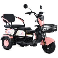 2026 Factory Direct Sales New Stylish Customizable 3-Wheel Electric Tricycles Steel Electric Trike for Families and Passengers