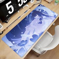 Genshin Impact Character Pattern Kawaii Columbina Mouse Pad Gaming Animal Big PC Mousepad Computer Large Rubber Laptop Desk Mat