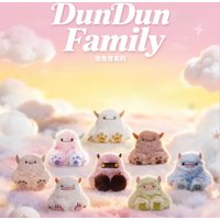 MOMOTOY Dundun Monster Family Series Plush Keychain Blind Box Random 1 Piece Trendy Toy New Year Birthday Gift For Kids And Fans