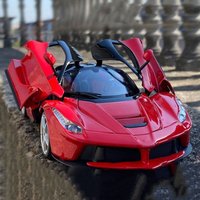 1:32 Laferraris Alloy Sports Car Model Diecast Metal Toy Vehicles Car Model High Simulation Sound and Light Kids Gifts
