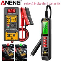 Auto Electrician Kit Brake fluid Tester Car Relay Voltage Tester 12V/24V Relay Detector 4/5 PinBrake Oil Analyzer Test tools