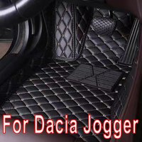 For Dacia Jogger RJI 2021 2022 2023 Car Floor Mats Leather Mat Covers Floors Tapete De Carro Car Accessories Interior Tapestry