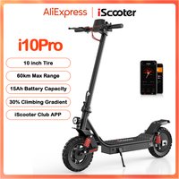 IScooter i10Pro 10-calowy skuter elektryczny 15Ah skutery 45km/h skuter elektryczny 60KM zasięg potężne skutery z aplikacją