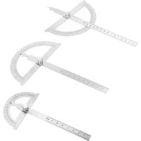 Angle Finder Ruler 0-180 Degree Stainless Steel Protractor Goniometer Angle Finder Gauge 15cm Ruler Stainless Steel Angle Finder