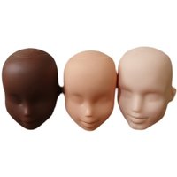 original doll with only head cute bartz black white 27cm dongcheng