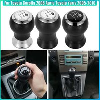 Car Gear Shift Knob Stick Head Lever Handle for Toyota Corolla 2008 Auris Toyota Yaris 2005 2006 2007 2008 2009 2010 Accessories