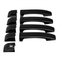 Bright Black Car Door Handle Covers Exterior Door Handles Trim for Land Rover Range L322 2002-2012