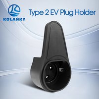 Electric Vehicle Type 2 Charger Plug Holder EV IEC 62196-2 Charging Cable Holder Plug Wall Mount Wallbox Socket Accessories