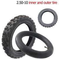AliExpress NONE 2.50-10 Front Or Rear Wheel Tire Out Tyre with Inner Tube 10inch tires 10
