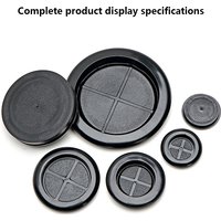 Single Sided Protective Rubber Sealing Ring Protective Coil Snap in Grommet Pad For Protection Wire Cable Sealing Cap Hole Plug