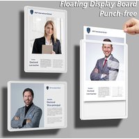 A4/A5 Acrylic Display Board Billboard Company Hanging Wall Suspension Poster Frame Wall Double-layer Plywood