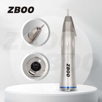 Dental 1:1 Straight Handpiece with Fiber Optic External Irrigation Turbine Blue Ring Tools Dental Implant Surgical Dentistry