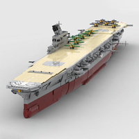 5866-piece MOC Military Series Japanese Aircraft Carrier Taiho Model DIY Assembly Building Block Toy - Holiday and Birthday Gift