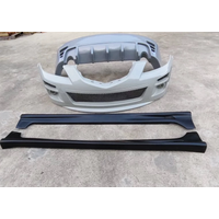 Car body kit Front rear bumper assembly for Mazda 3 2006-2012 modified ABS grille side skirt surround