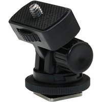 1/4" Screw Cold Shoe Adapter Mount Magic Arm Monitor Mount for Video Light DSLR SLR Camera Cage Tripod Mount