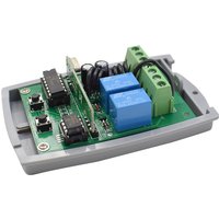 Universal Garage Door Remote Control Receiver 2CH 433MHz EU CE Certified Fixed Rolling Code for ERREKA ACM DEA DOORHAN AT-4 DITE
