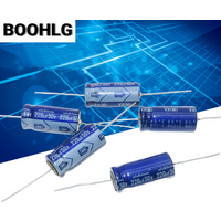 5PCS 50V 220UF Fever Axial Polarized Filter Electrolytic Capacitor 63V 220UF 10X25MM