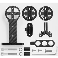 Lightweight Carbon Fiber Bicycle Computer Holder for Garmin Road MTB Extension Base