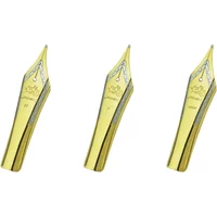 3PCS/5PCS Original Jinhao Fountain Pen Nibs #6 Golden / Silver EF F M Size for Jinhao 100, 450, 159, 750, Double Dragon C1 T1