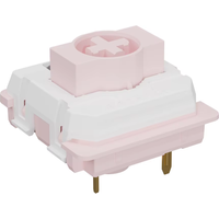 GATERON KS-33 Low Profile 2.0 Strawberry Chocolate Switch RGB Linear 3Pin Hot Swap Mechanical Keyboard MX Switches DIY Gaming PC