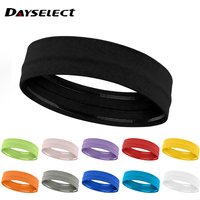 1Pcs Sport Headband Sweat Absorbent Breathable Quick-Dry Running Band Outdoor Summer Training Silicone Anti-Slip Strips Unisex
