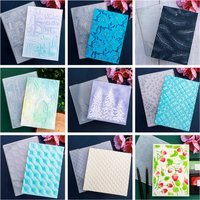 Strawberry 3D Embossing Folder Padded Quilt Background Patterns Templates For DIY Scrapbooking Paper Crafting Card Making