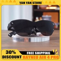 Rayneo Air 4 Pro HDR10 Smart AR Glasses 3G Voice Control IPX-5 Waterproof 4K Video Capture Head-Mounted XR Support DP Agreement