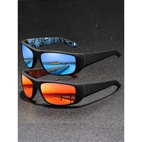 AliExpress WSZ 2PCS Unisex Vintage Fashion Pattern Sunglasses for Sports Driving Fishing Cycling Running Mountaineering 