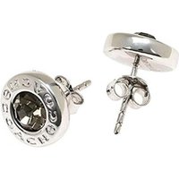 COACH Original Design Quartz Stud Earrings Unisex Silver F54516 SLV E
