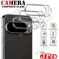 5Pcs Camera Lens Protector Glass For Google Pixel 10 Pro XL 10A Full Cover Protective Glass For Pixel 9 8 7 Pro 9A Camera Film