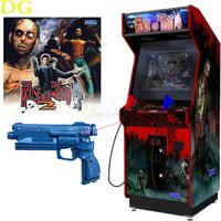 Arcade HOD 2 Household Light Gun Support PC and 24V Electromagnet Recoil House of Dead 2 Blue 4 Infrared Positioning