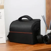 New Fashion Digital DSLR Camera Bag Shoulder Bag Waterproof Case Photography Photo Bag For Canon Nikon Sony Lens Pouch Bag