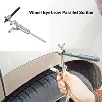 Car Wheel Eyebrow Scriber Auto Sheet Metal Dent Repair Tool Parallel Line Marker Body Rib Drawing Kit for Car Truck Motorcycle