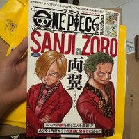One Piece Magazine Special Collection Japanese Edition Double Winged Solon Mountain Poster Edition Stickers by King Koichiro Oda