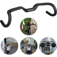 26 BALUGOE lifting 40mm Outward Expansion 14° Road Bicycle Handlebar Carbon Fiber Gravel Full Internal Wiring Handlebar Cycling