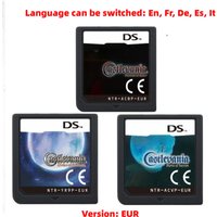 NDS Game Cartridges Castlevania Dawn of Sorrow,Portrait of Ruin, Order of Ecclesia Game,Multiple Languages Can Be Switched