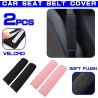 1/2Pcs Universal Comfortable Seat Belt Cover Adjustable Plush Car Safety Belt Cute Pink Car Accessories Car Accessories Interior