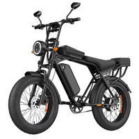 AliExpress NONE Aairsk X5 Electric Bike 750W Brushless Motor 48V15AH Lithium Battery Adult Electric Bike 20*4.0 inch Tire Mountain Riding E-bike