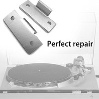 Repair Hinge Set Record Player Dustproof Cover Repair Tabs Hinge Brackets Turntable Dust Cover for Technics SL-D1