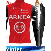 AliExpress NONE 2025 ARKEA B&B HOTELS Team Cycling Jersey Set Summer Winter Long Sleeve Clothing Suit Mens MTB Bike Road Pants Bib Wear MTB Ropa